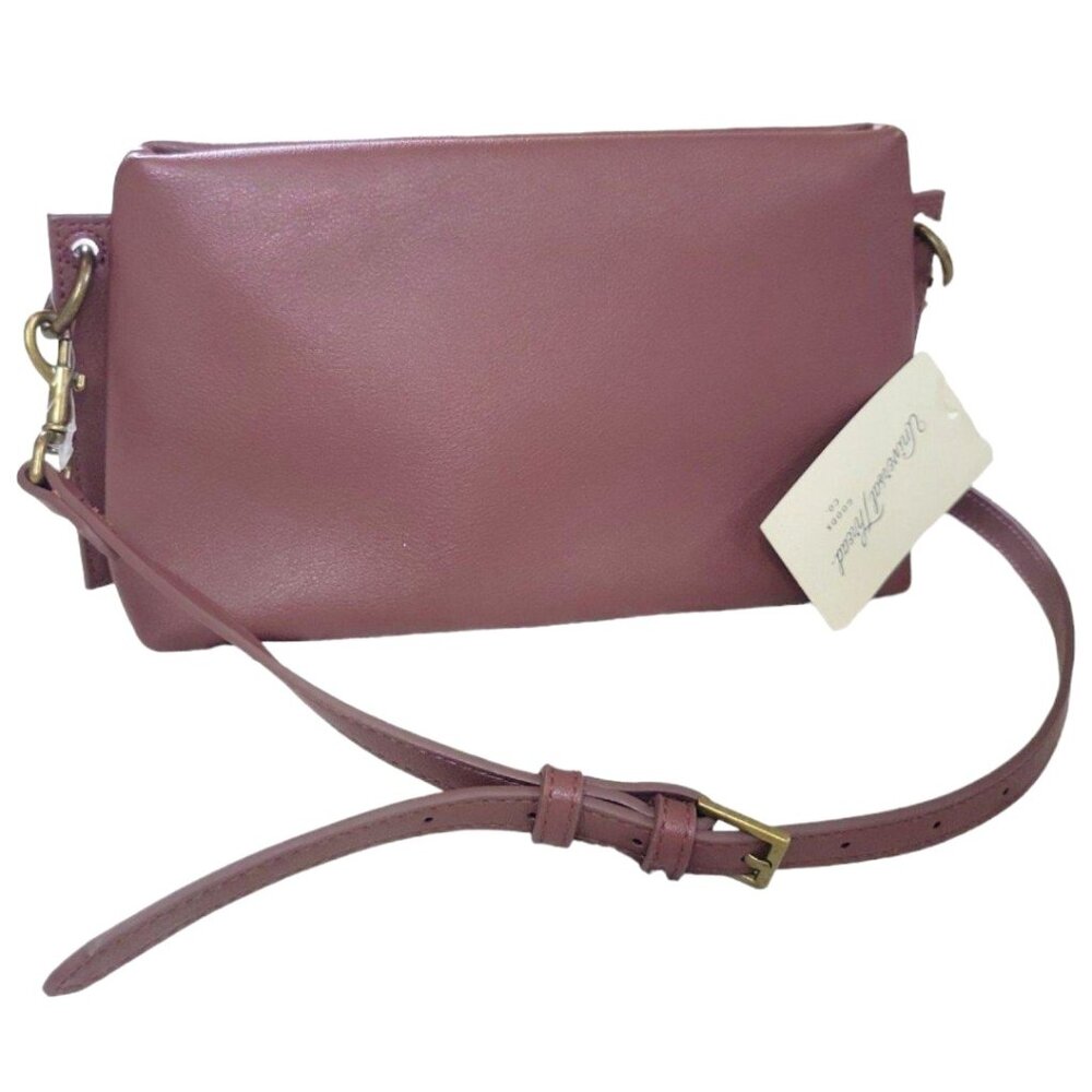 Womens Universal Thread Sleek Brown Crossbody Lig… - image 1